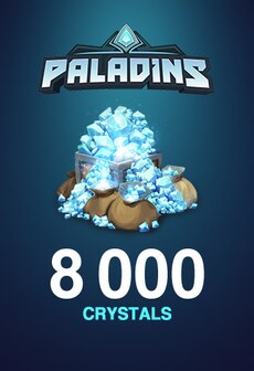 Paladins Crystals GLOBAL 8 Key GLOBAL 8 000 Crystals