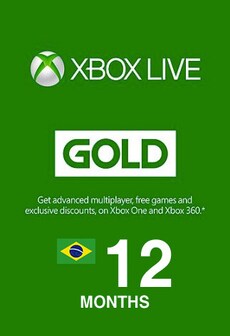 Xbox Live GOLD Subscription Card 12 Months - Key BRAZIL