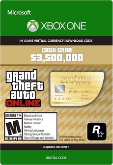 Grand Theft Auto Online: The Whale Shark Cash Card 3 500 000 Xbox Live Key GLOBAL