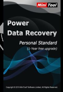MiniTool Power Data Recovery Personal Standard 1 Year MiniTool Solution Key GLOBAL
