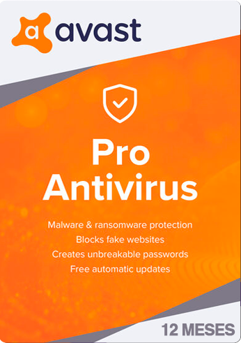 Avast Pro Antivirus 1 Año / 1 Dispositivo