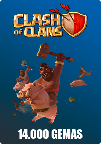 Clash of Clans - Recarga 14000 Gemas