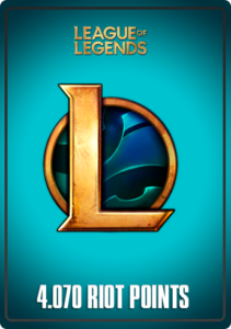 League of Legends LAN - Recarga RP 4750 Riot Points