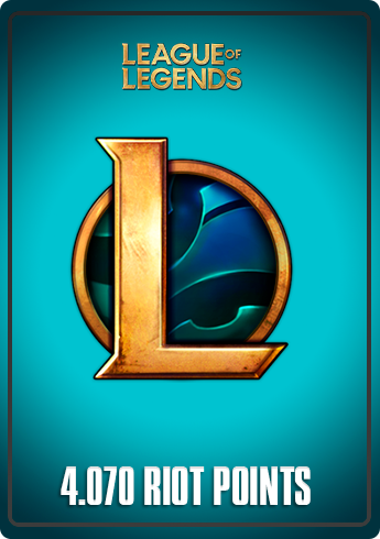 League of Legends LAN - Recarga RP 4750 Riot Points