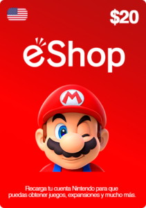 Nintendo eShop USA - Gift Card $20