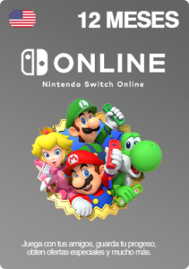 Nintendo eShop USA - Suscripción Online 12 meses