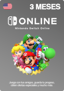Nintendo eShop USA - Suscripción Online 3 meses