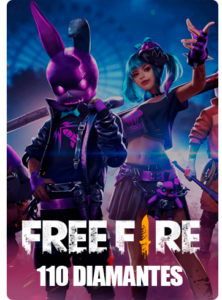 Free Fire Recarga por ID - 100 Diamantes + 10 Bonus