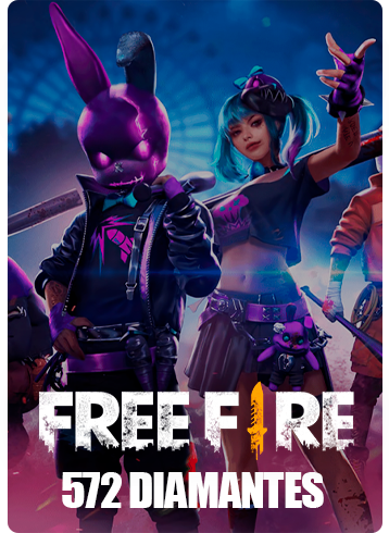 Free Fire Recarga por ID - 520 Diamantes + 52 Bonus
