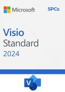 Microsoft Visio Standard 2024 - Cd Key Global - 5PCs