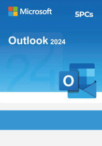Microsoft - Outlook 2024 Retail - PC/Mac 5PCs Cd Key Global