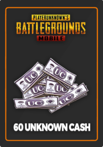 PUBG Mobile - Recarga Unknown Cash 60 UC