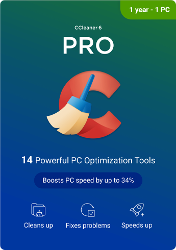 CCleaner Professional 1 Año